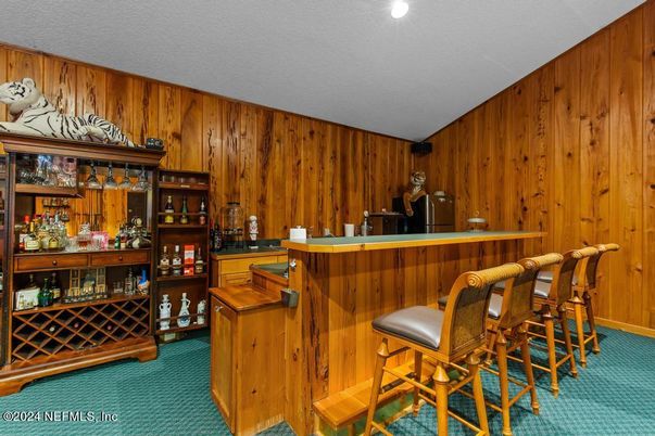 Interior, Recessed Lighting, Wooden Walls
