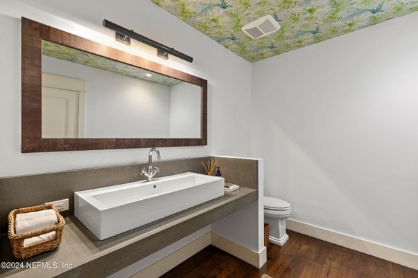 Bathroom, Interior, Wood Texture Flooring
