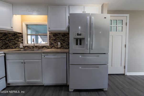 Interior, Kitchen, Wood Texture Flooring
