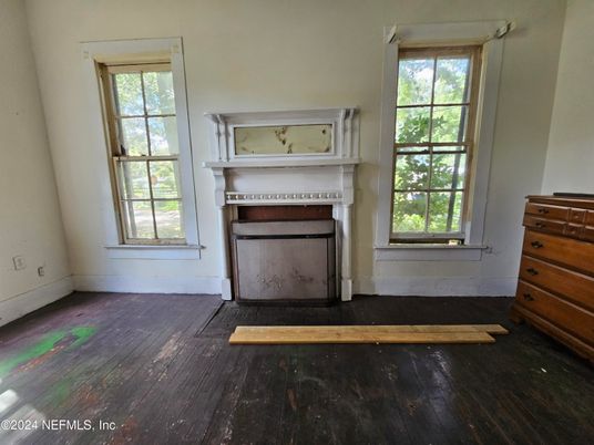 Fireplace, Interior, Wood Texture Flooring