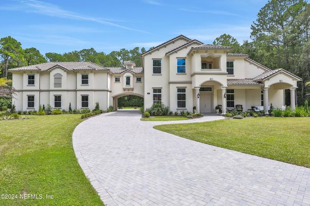 Backyard, Exterior, Facade, Mediterranean
