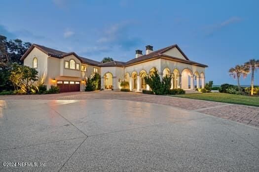 Attached, Backyard, Exterior, Facade, Mediterranean