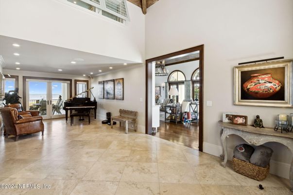 Interior, Piano, Recessed Lighting, Wood Texture Flooring
