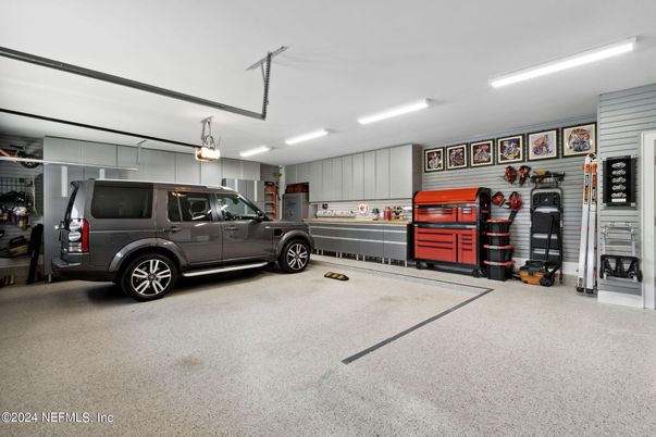 Garage, Interior, Recessed Lighting