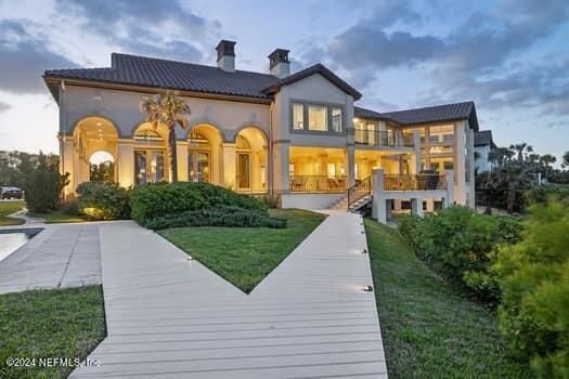 Backyard, Exterior, Facade, Mediterranean
