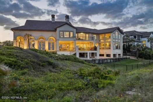 Backyard, Exterior, Facade, Mediterranean