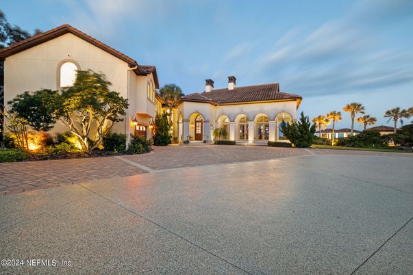 Backyard, Exterior, Facade, Spanish Mediterranean