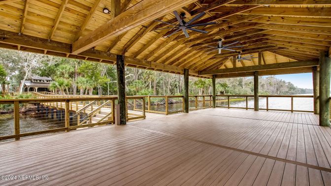 Exterior, Water, Wooden Beams