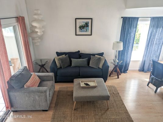 Interior, Living room, Pendant Lights, Wood Texture Flooring