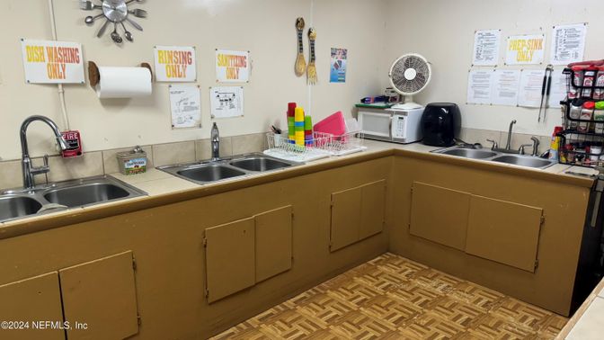 Interior, Kitchen, Wood Texture Flooring