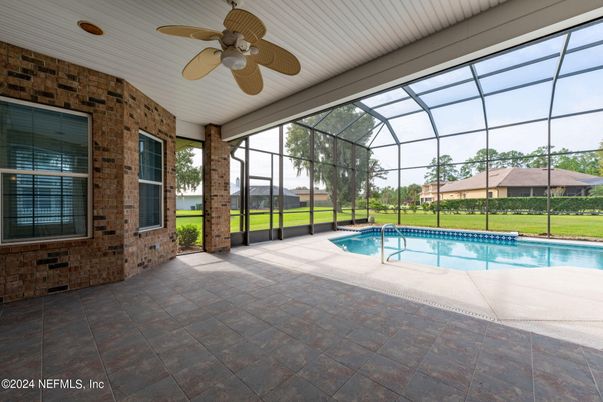 Glass Ceilings, Interior, Pool, Stone Walls, Sun Room