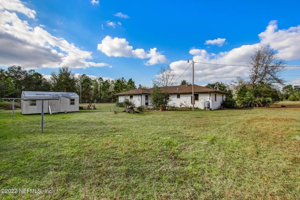Backyard, Detached Garage, Exterior