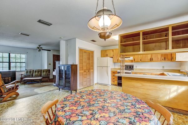 Interior, Kitchen, Living room