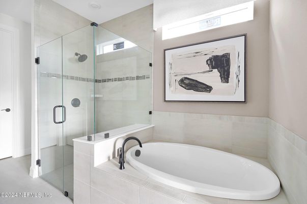 Bathroom, Glass Shower, Interior