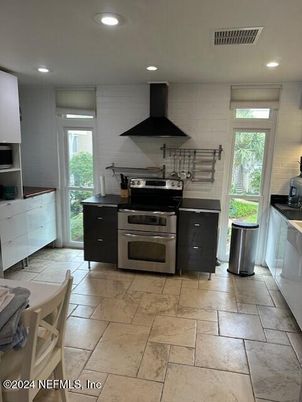 Interior, Kitchen, Recessed Lighting, Stainless Steel Appliances