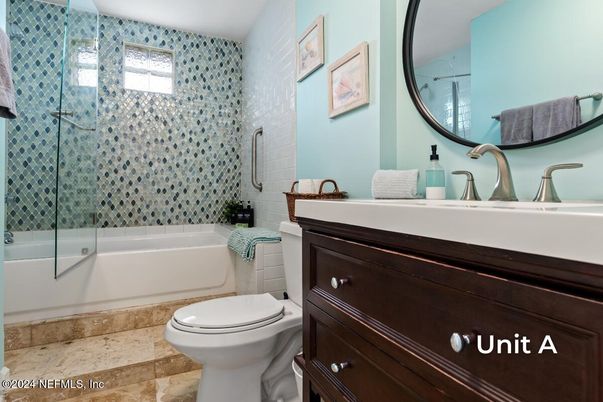 Bathroom, Glass Shower, Interior