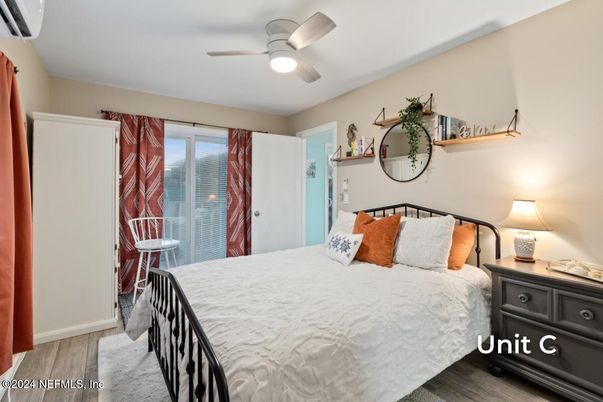Bedroom, Interior, Wood Texture Flooring