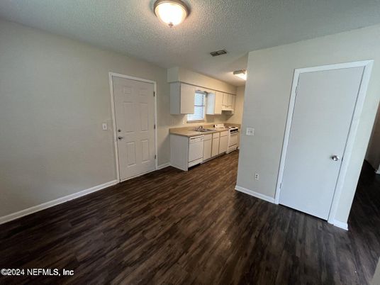 Interior, Kitchen, Wood Texture Flooring
