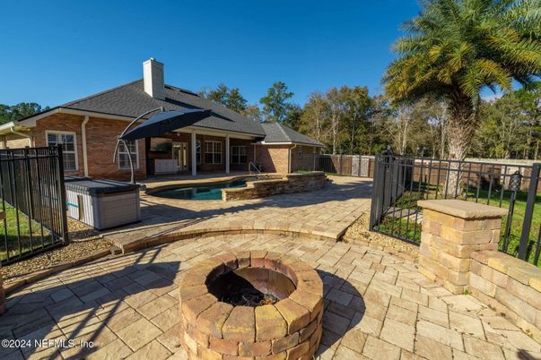 Exterior, Pool, Solar Panels