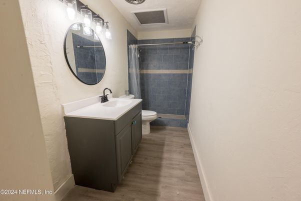 Bathroom, Interior, Wood Texture Flooring