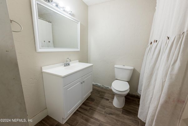 Bathroom, Interior, Wood Texture Flooring