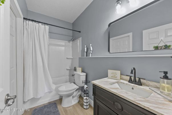 Bathroom, Interior, Wood Texture Flooring
