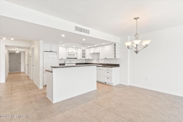 Chandelier, Interior, Kitchen, Recessed Lighting