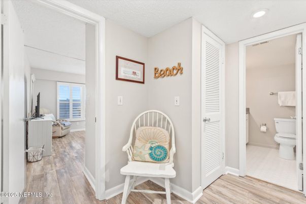 Bathroom, Interior, Recessed Lighting, Wood Texture Flooring