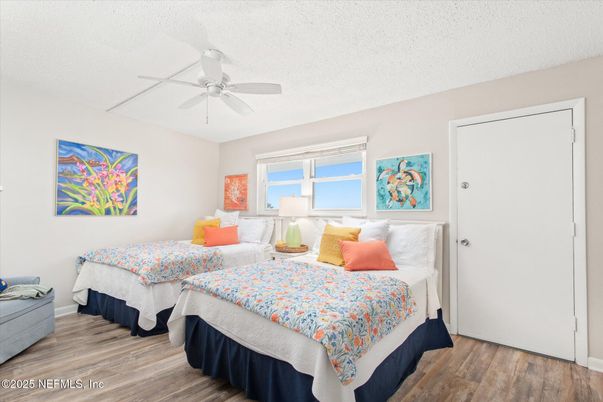 Bedroom, Interior, Wood Texture Flooring
