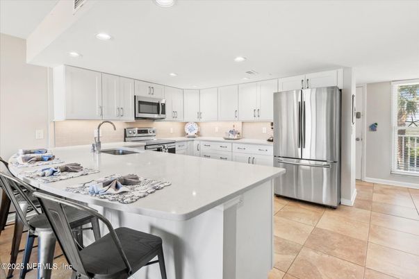 Interior, Kitchen, Recessed Lighting, Stainless Steel Appliances