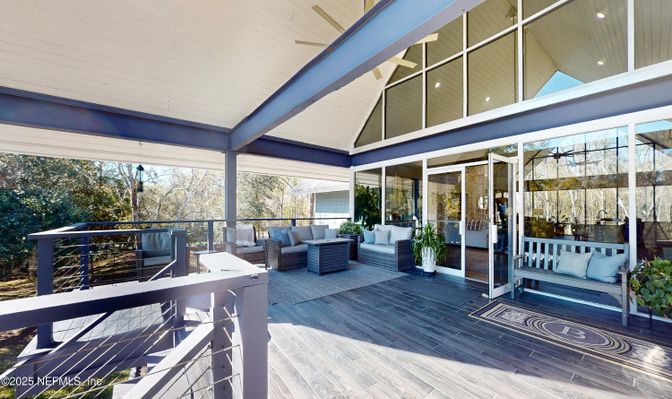 Exterior, Wood Texture Flooring