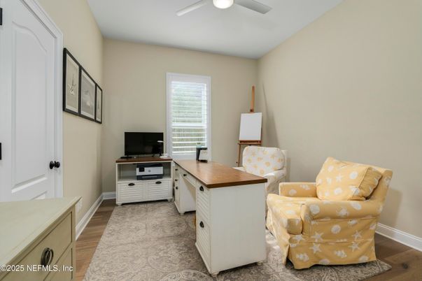 Home Office, Interior, Wood Texture Flooring
