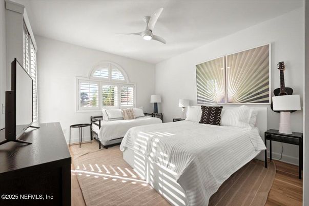 Bedroom, Interior, Wood Texture Flooring