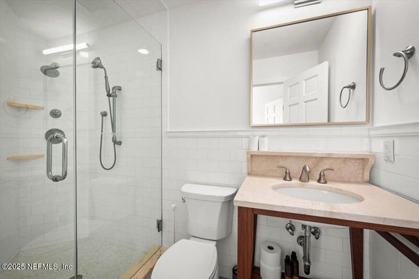 Bathroom, Glass Shower, Interior