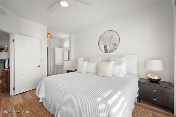 Bedroom, Interior, Wood Texture Flooring