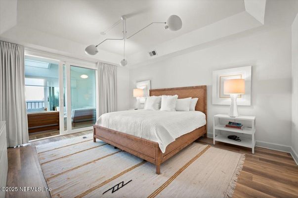Bedroom, Interior, Wood Texture Flooring