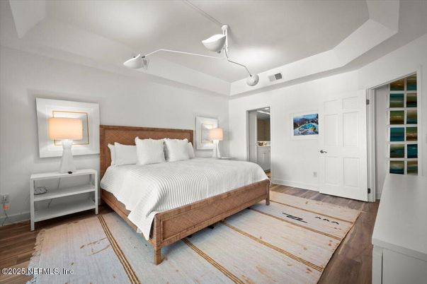 Bedroom, Interior, Wood Texture Flooring