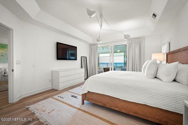 Bedroom, Interior, Water, Wood Texture Flooring