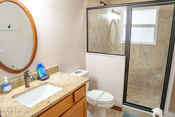 Bathroom, Glass Shower, Interior