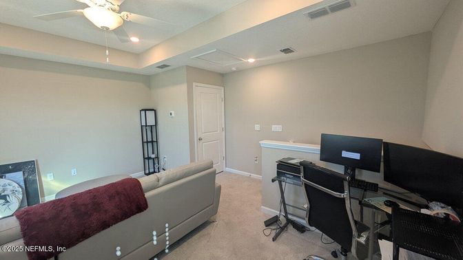 Home Office, Interior, Recessed Lighting