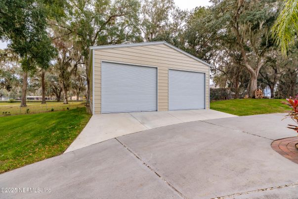 Backyard, Detached Garage, Exterior