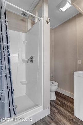 Bathroom, Interior, Wood Texture Flooring