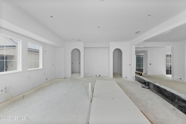 Empty room, Interior, Recessed Lighting