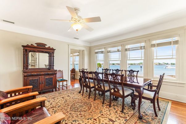 Dining room, Interior, Water, Wood Texture Flooring