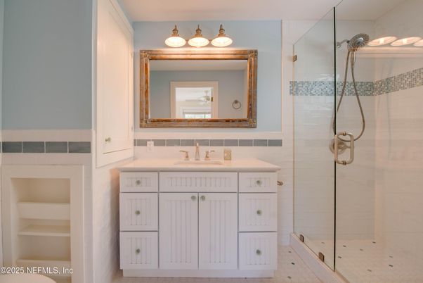 Bathroom, Glass Shower, Interior