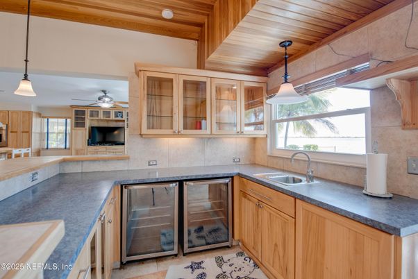 Interior, Kitchen, Pendant Lights, Wooden Ceilings