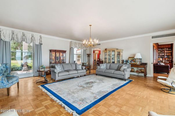 Chandelier, Interior, Living room, Wood Texture Flooring
