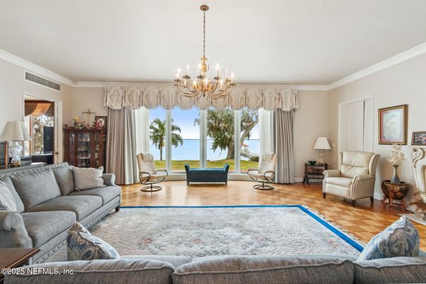 Chandelier, Interior, Living room, Water, Wood Texture Flooring