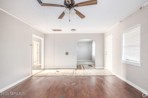 Empty room, Interior, Wood Texture Flooring