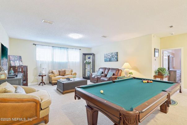 Billiard Table, Game Room, Interior, Living room